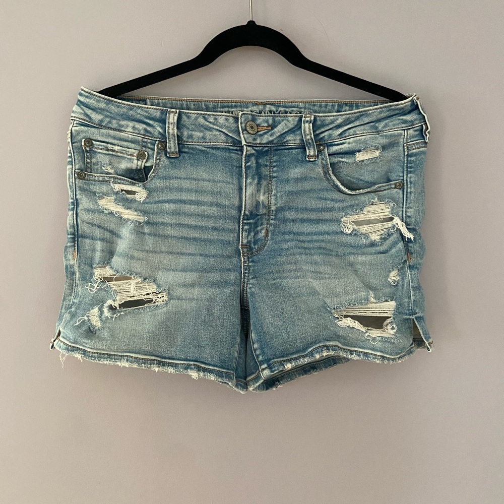 American Eagle Distressed Denim Shorts